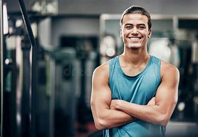 Modern gym with equipment